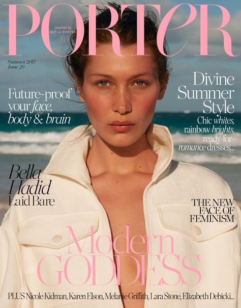 Best Fashion Magazines, Porter Magazine, Elizabeth Debicki, Vogue Magazine Covers, Karen Elson, Melanie Griffith, Terry Richardson, Fashion Magazine Cover, Bella Hadid Style