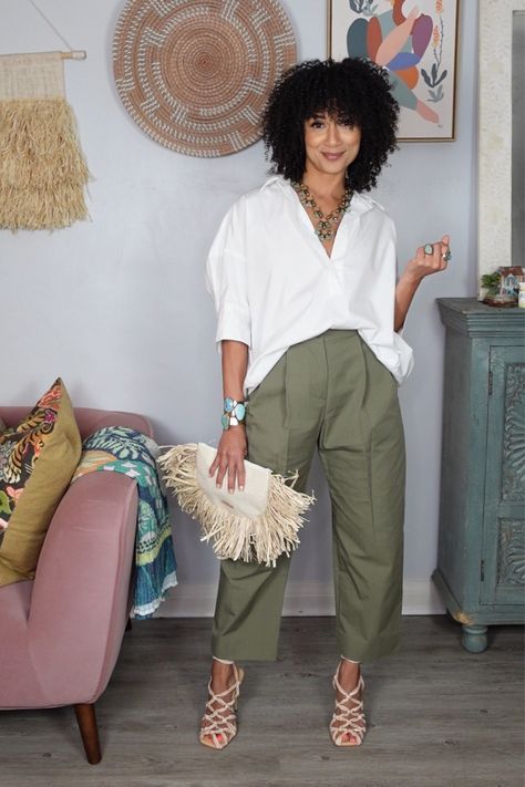 Avila Barrel-Leg Pant curated on LTK Tan Barrel Pants Outfit, Barrel Pants Outfit Summer, Barrel Pants Outfit Fall, Barrel Pants Outfit, Cropped Wide Leg Pants Outfit, Barrel Pants, Style Icons Inspiration, Icon Inspiration, Dress Over Pants