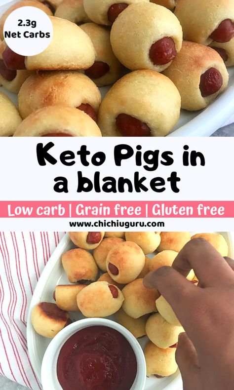 Keto Pigs In A Blanket, Keto Hacks, Thm Snacks, Keto Appetizers, Food Keto, Soup Appetizers, Baking Powder Uses, Keto Candy, Boiled Egg Diet Plan