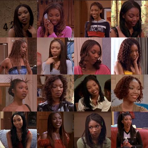 90s Black Culture Aesthetic, Brandy Braids, S Braids, 2000s Hairstyles, 90’s Hairstyles, Y2k Hairstyles, Hair Color Streaks, Pelo Afro, Quick Braided Hairstyles