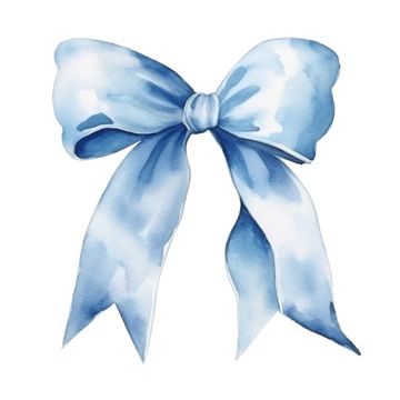 Light Blue Posters, Blue Bow Png, Bow Png Transparent, Bow Pictures, Watercolor Ribbon, Linen Board, Blue Clipart, Blue Coquette, Bow Drawing