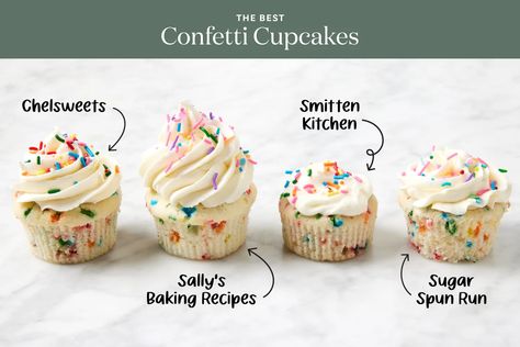 It’s honestly life-changing. Box Cupcakes Better, Funfetti Cupcake Recipe, Make Cupcakes, Confetti Cupcakes, Boxed Cake Mixes Recipes, Funfetti Cupcakes, Moist Cupcakes, Vegan Frosting, Recipe Hacks