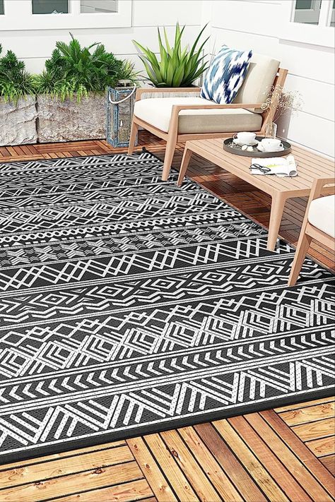 MontVoo-Outdoor Rug Carpet Waterproof 5x8 ft Reversible Patio Rug RV Camping Rug-Plastic Straw Rug Outside Indoor Outdoor Area Rug for Patio Clearance Balcony Picnic Beach Deck-Outdoor Decor Boho Beach Outdoor Decor, Balcony Picnic, Straw Rug, Camping Rug, Deck Balcony, Rv Trips, Boho Outdoor, Patio Rug, Picnic Beach