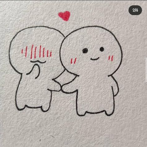 Aesthetic Love Drawings Easy, Cute Couple Drawings Aesthetic Easy, Cute Love Art Draw, Cute Couple Drawings Cartoon Easy, Cute Love Note Drawings, Cute Drawing Ideas For Girlfriend, Couple Drawing Ideas Easy, Cute Love Drawings Simple Doodles, Cute Mini Drawings Love