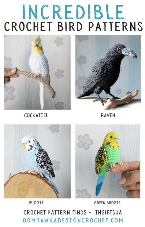 Crochet African Grey Parrot Free Pattern, Hummingbird Crochet, Amigurumi Birds, Crochet Parrot, Bird Crochet, Crochet Bird, Crochet Bird Patterns, Bird Applique, Hobby Ideas