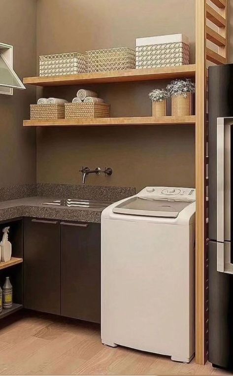 Outdoor Laundry Rooms, Small Laundry Room Makeover, Laundry Room Layouts, Laundry Design, Laundry Room Inspiration, Laundry Decor, Small Laundry Rooms, Small Laundry Room, Small Laundry