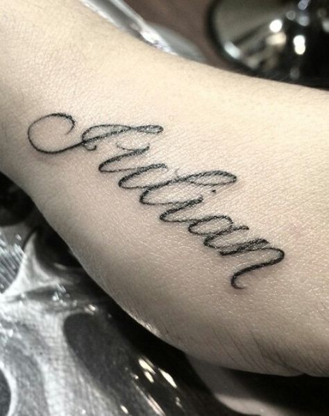 Julian In Cursive, Julian Name Tattoo, Julian Tattoo Name, Julian Name, Julian Tattoo, Letters Tattoo, J Tattoo, Tiny Heart Tattoos, Chicano Lettering