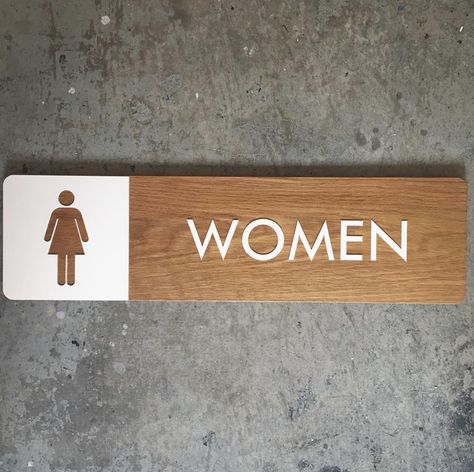 Toilet Signage Design, Washroom Signage, Toilet Signage, Room Signage, Hotel Room Interior, Door Signage, Wayfinding Signage Design, Don Pedro, Office Signage