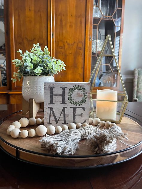 Lazy Susan On Kitchen Table, Lazy Susan Kitchen Decor, Tiered Lazy Susan Ideas Table Top, Nesting Coffee Table Decor Ideas, Dining Table Lazy Susan Decor, Lazy Susan Countertop Decor, Decorating Lazy Susan Ideas, How To Decorate A Lazy Susan On Kitchen Table, Lazy Susan Decorating Ideas On Table Farmhouse