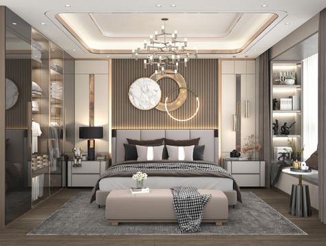 Luxury Ceiling Design, Unique Bedroom Design, False Ceiling Bedroom, Bedroom Interior Design Luxury, Bedroom Door Design, Modern Bedroom Interior, Luxury Bedroom Design, Bedroom False Ceiling Design, Ceiling Design Bedroom