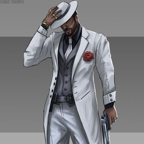 Mob Character Design, Dnd Mob Boss, Evil Genius Character Design, Mob Boss Character Art, Mob Boss Character Design, Mafia Boss Character Design, Modern Hitman Character Design, Hitman Concept Art, Black Man In Suit Character Art