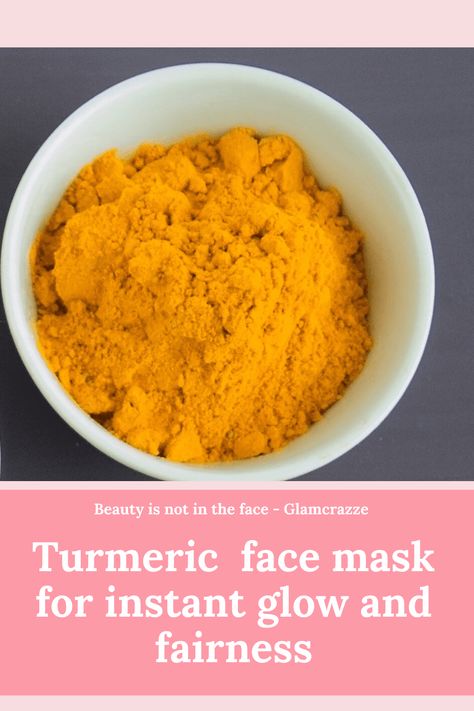 Face Pack For Instant Glow, Instant Face Glow Homemade, Instant Glow Face Pack Homemade, Instant Face Glow, Diy Face Pack, Turmeric Face Pack, Homemade Face Pack, Turmeric Face, Aloe Vera Skin Care