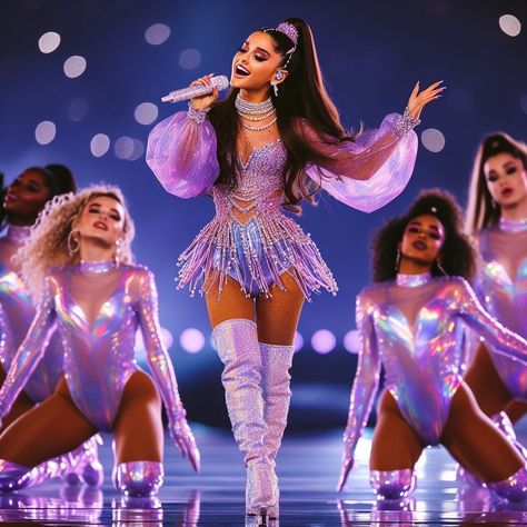 Ariana Grande Performance, Girl At Home, Rihanna Concert, Estilo Blair Waldorf, Ariana Grande Concert, Sabrina Carpenter Outfits, Concert Attire, Ariana Grande Outfits, Cute Pjs