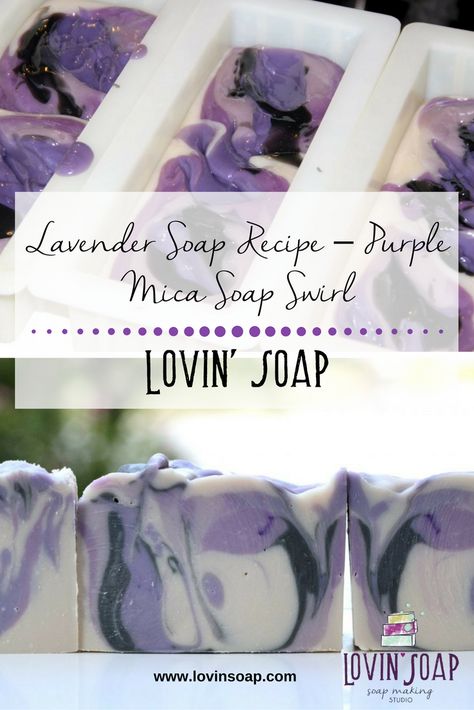 Lavender Soap Recipe, Crockpot Soap, Dig Gifts, Savon Diy, Diy Soap Recipe, Săpunuri Handmade, Cold Process Soap Recipes, Soap Tutorial, Swirl Soap