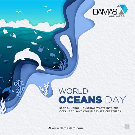 Newport Aquarium, World Ocean Day, Brochure Graphic, World Oceans Day, Industrial Waste, Graphic Design Brochure, Desain Editorial, Ocean Day, Join Hands