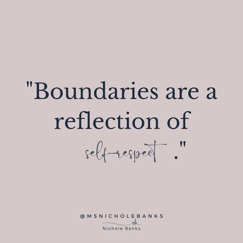 🌟 Embrace Your Boundaries, Embrace Your Worth 🌟 Setting boundaries isn't about building walls; it's about honoring your self-worth. Boundaries are a reflection of self-respect. When you establish boundaries, you're saying to yourself and to the world: "I value myself enough to protect my time, energy, and emotions." Remember, saying no isn't a rejection; it's a reaffirmation of your priorities and values. So, don't hesitate to draw those lines in the sand and protect your peace. You deserve... Respecting Boundaries Quotes Families, Quotes About Boundaries Families, Healthy Boundaries Quotes, Setting Boundaries Quotes, Establish Boundaries, Toxic Family Quotes, Boundaries Quotes, Life Encouragement, Self Respect Quotes