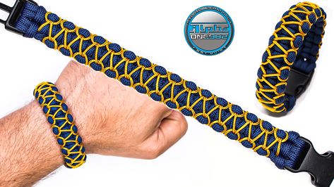 How to Make a Paracord Bracelet Cobra Knot with Herringbone Micro Cord Stitching Tutorial Cobra Knot, Stitching Tutorial, Paracord Diy, Paracord Bracelet, Paracord Bracelets, Paracord, Herringbone, To Learn, Macrame