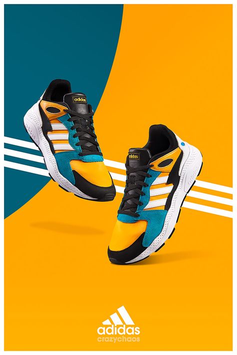 Colorful Adidas, Cv Inspiration, Shoe Advertising, Shoe Poster, Creative Technology, Sneaker Posters, Shoes Ads, 광고 디자인, Social Media Advertising Design