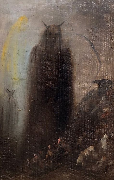 : Francisco Goya, ‘Visión fantasmal (Ghostly... Francisco Goya Paintings, Goya Paintings, Francisco Goya, Spanish Painters, Artist Names, Retro Art, Dark Art, Classic Art, Van Gogh