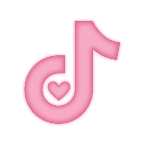 𝙏𝙄𝙆𝙏𝙊𝙆 𝘼𝙋𝙋 𝙄𝘾𝙊𝙉 <3 Pink Icons For Apps, Icon For Apps, Pink Apps, Pink Tiktok, Heart App, Mobile App Icon, Desain Editorial, Pink Icons, Images Kawaii