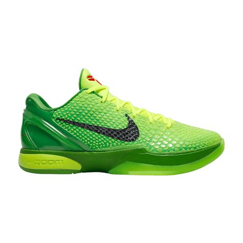 Check out the Zoom Kobe 6 Protro 'Grinch' on GOAT Kobe 6 Grinch, Kobe 6 Protro, Basketball Christmas, Kobe 6, Nike Zoom Kobe, Basketball Star, Jordan Outfits, Nike Acg, Nike Fashion