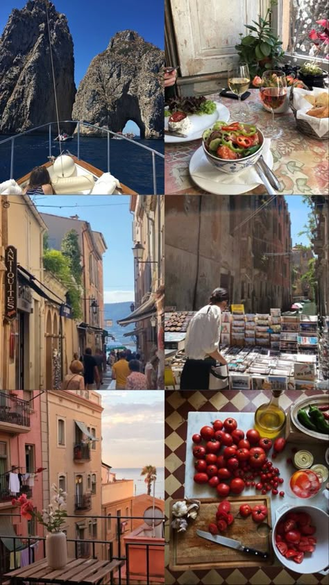 Sicily Italy Aesthetic Wallpaper, Italian Summer Moodboard, Sicily Moodboard, Positano Food, Italian Coast Aesthetic, Venice Moodboard, Positano Italy Aesthetic, Boat Architecture, Amalfi Coast Summer