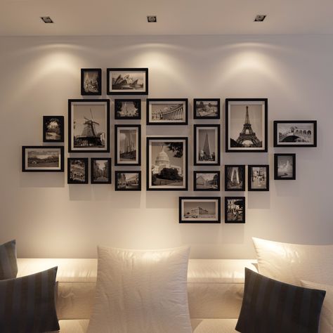 Our extensive range of quality #photo #frames and #picture #frame has earned us the reputation as the leading supplier to the Australian market. Visit our online store for #Large_Photo_Frames in #Sydney or Call us now; (02) 9648 1118. Frame Wall Living Room, Photo Arrangements On Wall, Photo Wall Ideas, Wall Composition, Family Photos Wall Decor, Picture Wall Living Room, Wedding Photo Walls, Photowall Ideas, Wedding Photo Frame