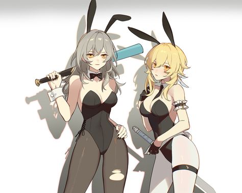 Anime Suit, Anime W, Bunny Suit, Make Love, Honkai Star Rail, Anime Crossover, Bunny Girl, Video Game Characters, Female Character Design