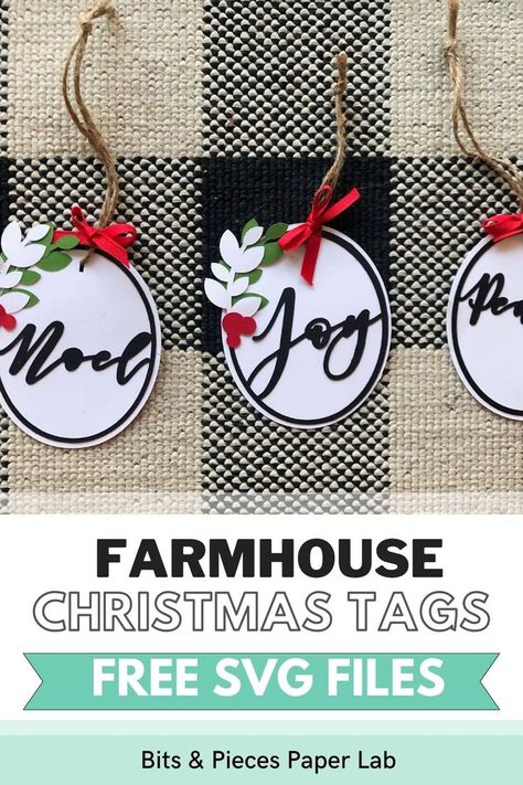 christmas svg files for cricut Christmas Tags On Cricut, Christmas Tags With Cricut, Christmas Gift Tags Cricut Free Svg, Cricut Christmas Tag, Cricut Gift Tags Template, Cricut Christmas Tags, Gift Tags With Cricut, Cricut Gift Tags, Farmhouse Christmas Crafts