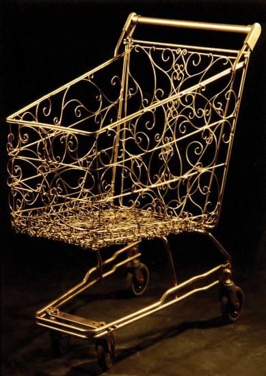 shopping cart Gold Cart, Push Cart, Gold Everything, Shopping Carts, All That Glitters Is Gold, Gold Shop, Shopping Trolley, Gold Aesthetic, Stay Gold