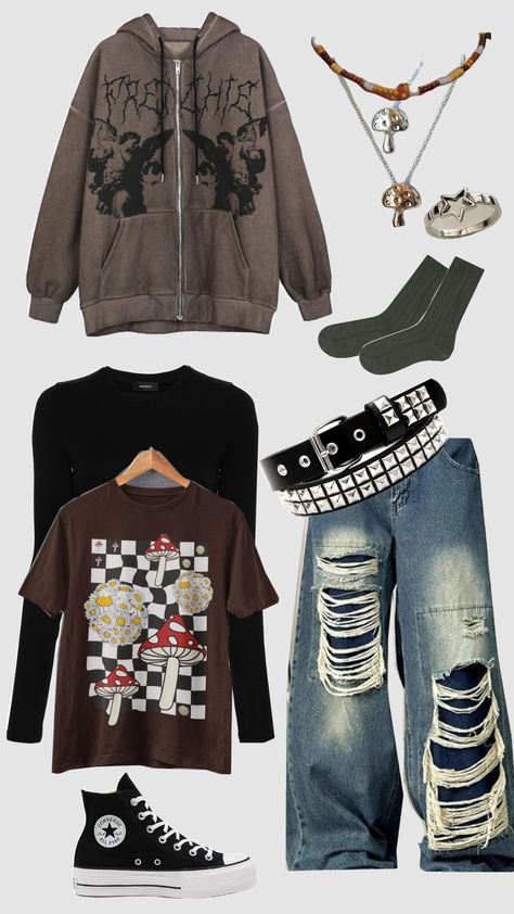 Grudge Core Aesthetic Outfits, 80 Grunge Outfits, Tomboy Grunge Outfits, Skater Aesthetic Outfits, Retro Grunge Outfits, 2000s Alt Fashion, Grunge Fall Outfits, 90s Grunge Outfits, Outfits Aesthetic Grunge