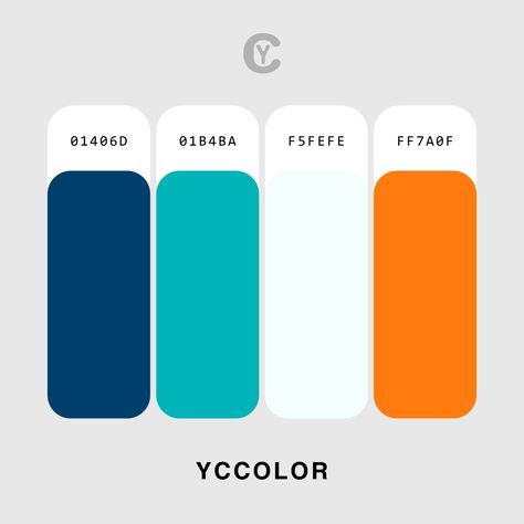 Safety Color Palette, Blue Pallete Combination, Blue Colour Pallete, Color Combination For Website, Logo Color Combinations, Logo Design Color Palette, Brand Colour Schemes, Color Theory Art, Three Color Combinations