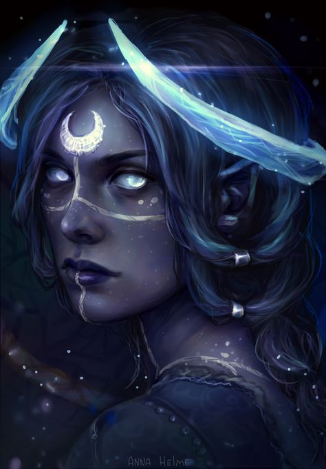 ArtStation - Moon godlike fanart, Anna Helme Moon Godlike, Warrior Angel, Beautiful Pencil Drawings, Creaturi Mitice, Pillars Of Eternity, Výtvarné Reference, Art Noir, Animale Rare, Seni Cat Air