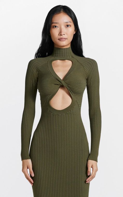 Knitwear Trends, Reversible Dress, Knitwear Fashion, Ribbed Knit Dress, Dion Lee, Figure 8, Fashion Images, Knitwear Design, Skirt Dress