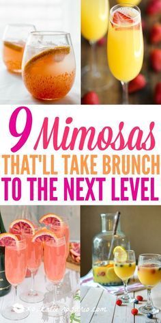 Mimosa Recipes, Glace Fruit, Bagel Bar, Mimosa Brunch, Mimosa Recipe, Family Brunch, Easy Brunch Recipes, Champagne Brunch, Girls Brunch