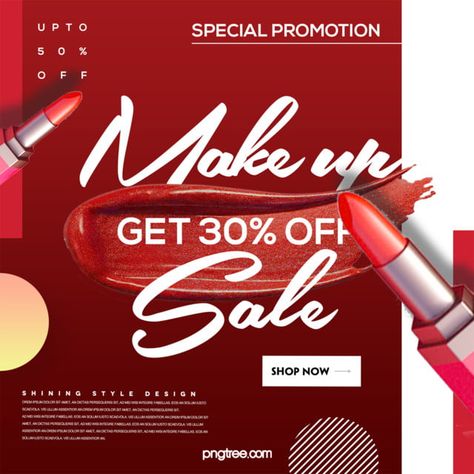 Simple Fashion Makeup Lipstick Promotion Promotional Sns Banner Lipstick Social Media Design, Lipstick Ads Design, Makeup Banner, Lipstick Design, Lipstick Ad, Bunting Design, Cafe Pictures, Banner Image, Cosmetics Banner