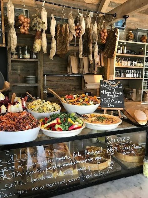 Deli Cafe, Deli Shop, Bakery Shop Design, Deli Counter, Soho Farmhouse, Italian Bakery, Bakery Food, Italian Deli, Italian Cafe