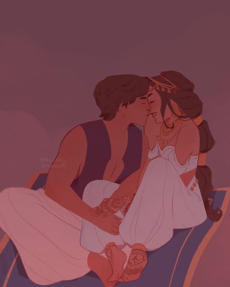 Aladdin Wallpaper, Disney Romance, Jasmine Aladdin, Images Disney, Arte Van Gogh, Aladdin And Jasmine, Disney Collage, Princesa Disney, Disney Princess Pictures