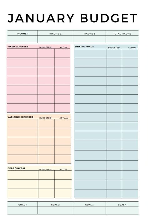 This printable is what you need to keep your budget on track. Budget sheets for every month and week. Document is undated and is ready to be printed, labeled, and customized for your needs. Print as many times as you need it! Document is letter size. Happy Budgeting! *This is a printable.* Refunds not accepted due to the nature of this listing. Purchases are custom made and are final, thank you for understanding. Budget Planner For Beginners, Monthly Schedule Template, Money Journal, Zero Based Budget, Sinking Funds Tracker, Budget Organizer, Financial Budget Planner, Budget List, Budget Sheet