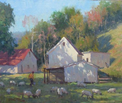 Farm Paintings, American Landscape, Paint Canvas, Flagstaff, Plein Air Paintings, Landscape Pictures, American West, Landscape Artist, San Rafael