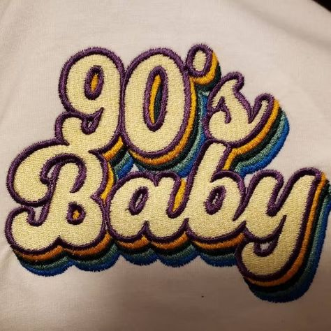 90s baby embroidery design, Retro, Vintage, Machine embroidery file, Machine embroidery pattern, Instant Download . Shop link 👉 in bio . #90s #90sbaby #90sbabe #Vintage #retro #bagembroidery #machineembroidery #etsysellersofinstagram #etsylisting #etsybestsellers #etsyshopping #modernembroidery #dmcembroidery #dmcthreads #embroiderydesign #embroiderylove #embroiderywork #embroiderypattern #instaembroidery 90s Embroidery, Etsy Best Sellers, Vintage Machine, 90s Baby, Baby Embroidery, Modern Embroidery, Machine Embroidery Patterns, Embroidery Pattern, Embroidery Files