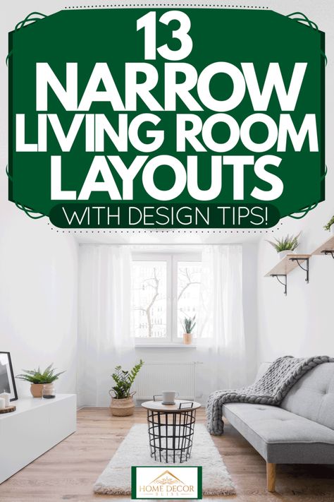 Narrow Living Room Dining Room Combo, L Shaped Living Room Layout, Living Room Without Tv, Narrow Living Room Design, Long Living Room Layout, Narrow Family Room, Living Room Zones, Long Narrow Rooms, Living Room Layouts