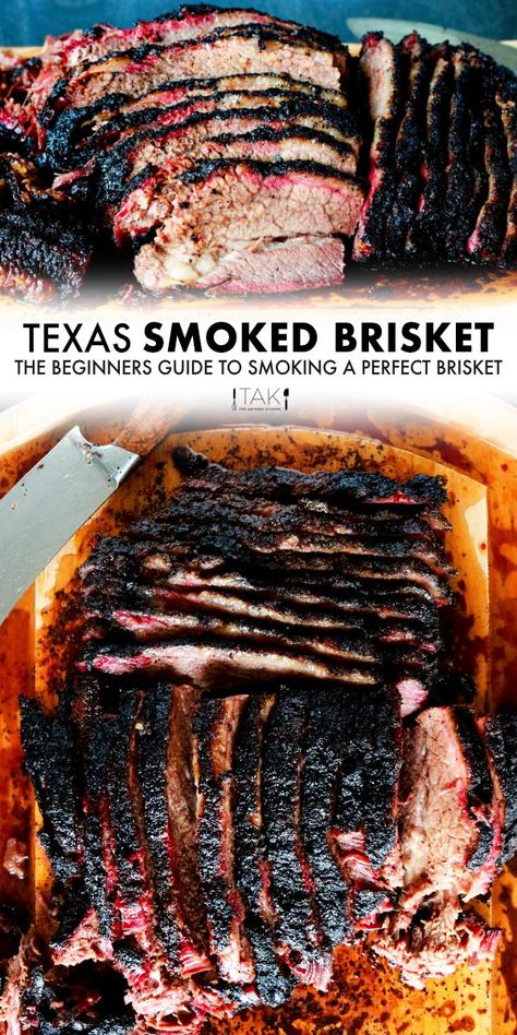 Texas Smoked Brisket, Smoked Beef Brisket Recipes, Mexican Things, Brisket Recipes Smoked, Green Egg Recipes, Brisket Recipe, Beef Brisket Recipes, Bbq Brisket, Smoked Beef Brisket