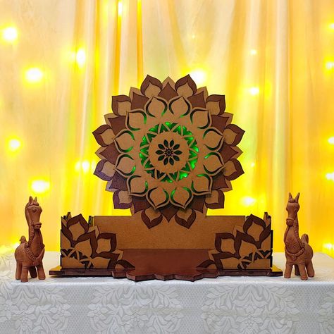 Get ready for the Ganpati festival with our eco-friendly MDF makhars! Say no to thermocol and embrace sustainability this season. Order yours today!"🚨 (Note : Murti is for reference purpose only)* . . . Mandala Makhar (Led light) ✨ . . Shop now at kraftnest.in . . 🏡 Grab yours before 17thAugust. Delivery in September for a joyous celebration! 🚚 ✅ Premium Quality MDF ✅ Thoughtfully Designed ✅ Easy to Set-Up ✅ Free Shipping ✅ Eco-friendly #ganpati #ganpatidecoration #ganpatibappamorya #b... Ganesha Mandala, Ganpati Festival, Ganapati Decoration, Ganesh Utsav, Joyous Celebration, Ganesh Chaturthi, Lord Ganesha, Set Up, Ganesha