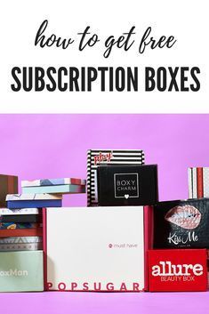 "How do I get free subscription boxes like you?" After 5 years, and thousands of free boxes, I put together a how-to list! #subscriptionbox #subscriptionboxes Cheap Subscription Boxes, Free Subscription Boxes, Free Sample Boxes, Subscription Box Business, Get Free Stuff Online, Couponing For Beginners, Freebies By Mail, Free Makeup Samples, Free Samples By Mail