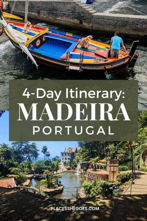 How to Spend 4 Days in Madeira, Portugal — Places She Goes Madeira Itinerary 4 Days, Maderia Portugal Itinerary, Maderia Portugal, Luxury Resort Hotels, Portugal Travel Guide, Outdoor Market, Funchal, Portugal Travel, Gorgeous View