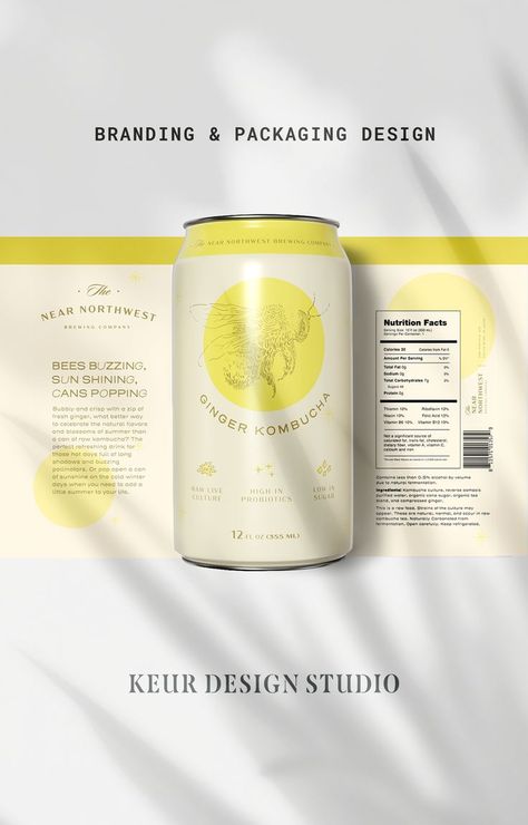 Can Label Design, Kombucha Labels, Bumble Bee Illustration, Dating Sites Free, Kombucha Brands, Chatting Format, How To Brew Kombucha, 50 Year Old Men, Dating Application