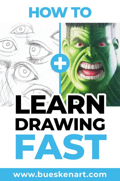 Do you feel like your art skills aren't improving fast enough? Here are the reasons why – and tips on how to learn drawing fast! Easy Comic Drawings, How To Do Drawing, Drawing Feelings, Things Painting, How To Draw Anything, Creepy Comics, Drawing Basics, Beginner Drawing Lessons, Improve Drawings