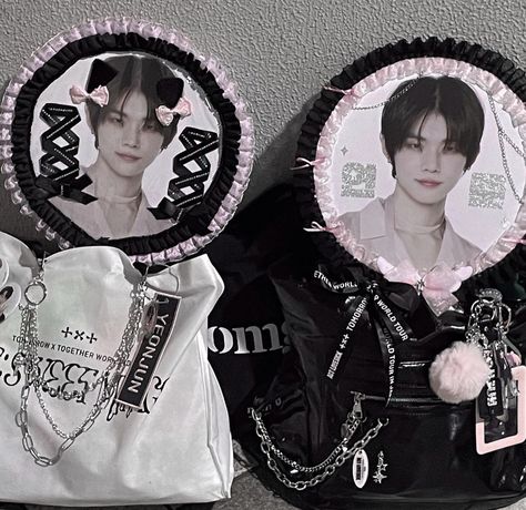 Txt Deco Kit, Txt Picket, Txt Picket Deco, Diy Kpop Picket, Kpop Picket Deco, Kpop Picket Fan, Kpop Picket, Pink Photocard Deco, Bubblegum Goth