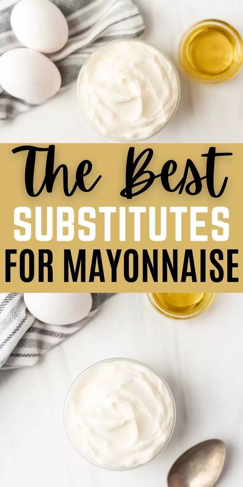 Greek Yogurt Mayonnaise Recipe, Mayonnaise Substitute Healthy, Greek Yogurt Mayo Recipe, Yogurt Mayonnaise Recipe, Mayo Substitute, Healthy Mayonnaise, Yogurt Substitute, Homemade Mayonnaise Recipe, Make Greek Yogurt